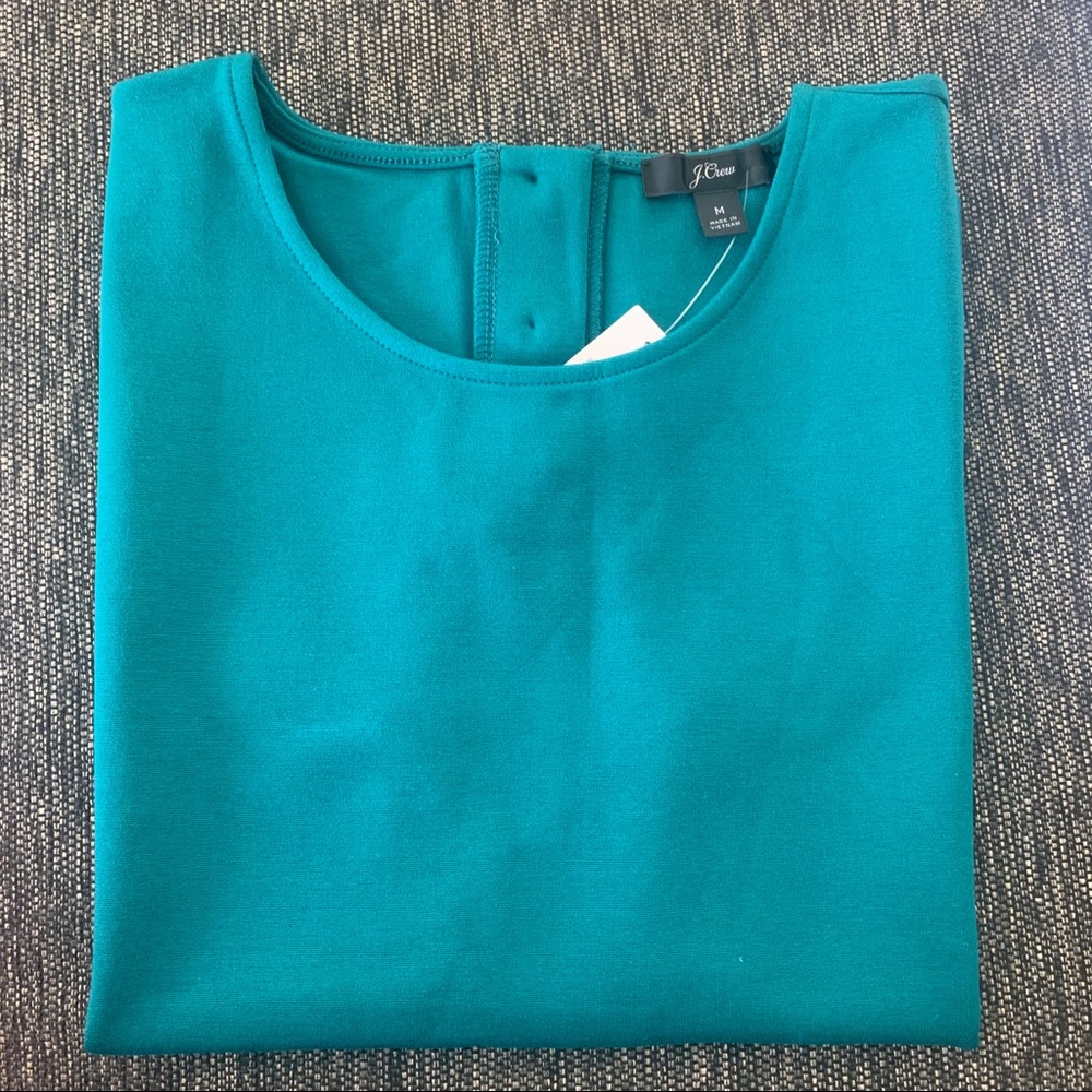 J. Crew Jeweled Ponte Top